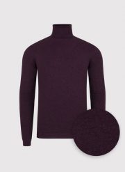 PAKO LORENTE - Golf męski w fioletowym kolorze. Fioletowe swetry męskie Pako Lorente, na jesień, m, bez wzorów, z nylonu, bez kołnierzyka, bez ramiączek. Za 119.99 zł.