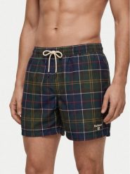 Barbour Szorty kąpielowe Staple MSW0065TN11 Zielony Regular Fit. Zielone kąpielówki męskie Barbour, m, bez wzorów, z syntetyku. Za 289.99 zł.