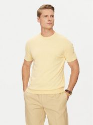 Marciano Guess Sweter 5GHR04 5861Z Żółty Regular Fit. Żółte swetry męskie Marciano Guess, l, z aplikacjami, z bawełny, bez kołnierzyka, bez ramiączek. Za 299.99 zł.