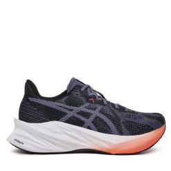 Buty do biegania Asics. Fioletowe obuwie sportowe damskie Asics, bez wzorów, bez zapięcia, do biegania. Za 399.99 zł.