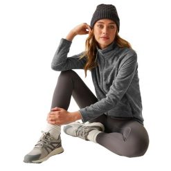 Bluza Polarowa Damska Pełen Suwak Mayse. Szare bluzy damskie Regatta, na zimę, xs, bez wzorów, z elastanu, bez ramiączek, bez kaptura. Za 126.99 zł.