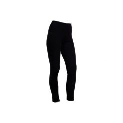 Legginsy Narciarskie Simple Warm Damskie. Czarne legginsy damskie WED'ZE, bez wzorów, z materiału. Za 19.99 zł.