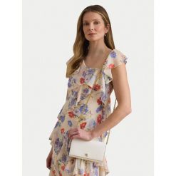 Torebka LAUREN RALPH LAUREN. Białe torebki do ręki damskie Lauren Ralph Lauren, bez wzorów, bez dodatków. Za 806.99 zł.