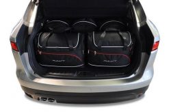 Torby Do Bagażnika Jaguar F-Pace 2015+ 5Szt Kjust. Czarne torby podróżne damskie KJUST, bez wzorów, z kauczuku. Za 1,491.00 zł.
