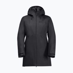 Kurtka zimowa damska Jack Wolfskin Heidelstein Ins. Czarne kurtki sportowe damskie Jack Wolfskin, na zimę, xs, bez wzorów, z puchu, bez ramiączek, bez kaptura, trekkingowe. Za 679.99 zł.