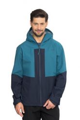 Kurtka trekkingowa męska Numani. Niebieskie kurtki sportowe męskie Viking, na zimę, l, bez wzorów, z hardshellu, z kapturem, na golfa. Za 499.90 zł.