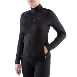 Bluza trekkingowa techniczna damska Viking Jukon na zamek. Czarne bluzy damskie Viking, s, bez wzorów, z dzianiny, bez ramiączek, bez kaptura. Za 278.31 zł.