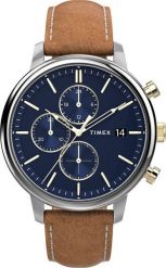 Zegarek Timex męski TW2U39000 Chicago Collection. Zegarki męskie Timex, bez wzorów. Za 539.00 zł.