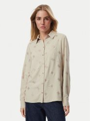 Guess Koszula W5BH80 W2982 Beżowy Regular Fit. Brązowe koszule damskie Guess, s, z aplikacjami, z syntetyku, bez kołnierzyka, bez ramiączek. Za 445.99 zł.