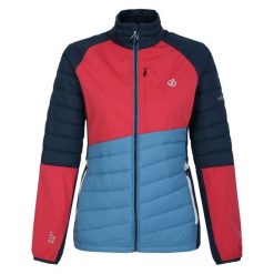 Damska Kurtka Hybrydowa Lexan. Czerwone kurtki sportowe damskie Dare 2B, xs, bez wzorów, bez ramiączek, bez kaptura, trekkingowe. Za 128.99 zł.