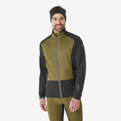 Bluza do narciarstwa biegowego męska Quechua XCS 500. Bluzy męskie WED'ZE, na zimę, m, bez wzorów, z materiału, sportowe, bez ramiączek, bez kaptura. Za 269.99 zł.