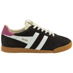 Sneakersy damskie Gola Elan. Białe obuwie sportowe damskie Gola, bez wzorów, z gumy, bez zapięcia, trekkingowe. Za 470.50 zł.