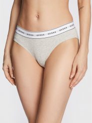 Guess Figi klasyczne Carrie O97E02 KBBU1 Szary. Szare majtki damskie Guess, z bawełny. Za 59.99 zł.