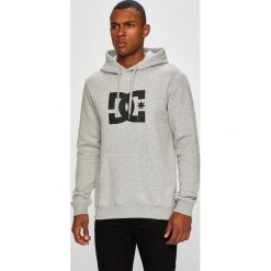 DC - Bluza. Szare bluzy męskie DC, l, bez wzorów, z bawełny, bez ramiączek, bez kaptura. W wyprzedaży za 199.90 zł.