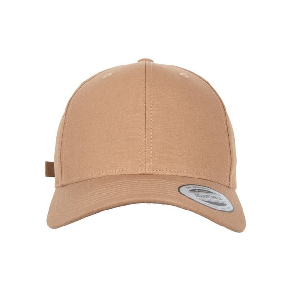 Czapka Flexfit 6-panel curved metal nap. Brązowe czapki damskie FLEXFIT, bez wzorów, klasyczne. Za 85.65 zł.