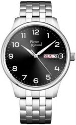 Zegarek męski Pierre Ricaud P91106.5124Q srebrny. Szare zegarki męskie Pierre Ricaud, bez wzorów, srebrne. Za 390.00 zł.