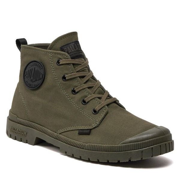 Trapery Palladium. Zielone trapery damskie Palladium, bez zapięcia. Za 298.99 zł.