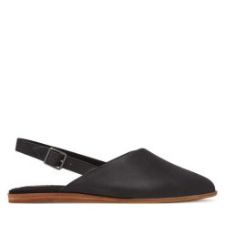 Sandały Toms. Czarne sandały damskie Toms, bez wzorów, bez obcasa, na płaskiej podeszwie, bez zapięcia. Za 309.99 zł.