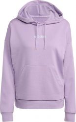 Bluza damska adidas Essentials Linear French Terry Hoodie fioletowa JY0036 XL. Fioletowe bluzy damskie Adidas, xl, bez wzorów, bez ramiączek, bez kaptura. Za 258.58 zł.