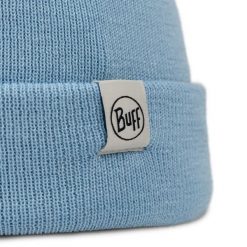Czapka BUFF KNITTED BEANIE LILON FISHERMAN LAKE. Niebieskie czapki damskie Buff, bez wzorów, z materiału, eleganckie. Za 82.99 zł.