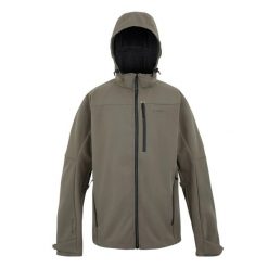 Kurtka turystyczna softshell Regatta Arana. Brązowe kurtki męskie Regatta, bez wzorów, z softshellu, bez kaptura, trekkingowe. Za 149.99 zł.