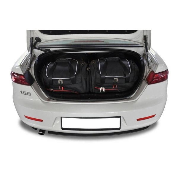 Torby Do Bagażnika Alfa Romeo 159 Limousine 2005-2011 4Szt Kjust. Czarne torby podróżne damskie KJUST, bez wzorów. Za 1,158.00 zł.