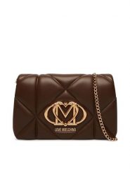 LOVE MOSCHINO Torebka JC4043PP1PLC0300 Brązowy. Brązowe torebki do ręki damskie Love Moschino, bez wzorów, ze skóry, bez dodatków. Za 789.99 zł.