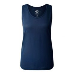 Vest Top Damski Z Nadrukiem Na Plecach Harmonic. Niebieskie topy damskie Dare 2B, bez wzorów, bez kołnierzyka, bez ramiączek. Za 49.99 zł.