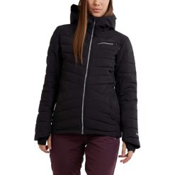 Kurtka narciarska damska Punch Padded Jacket. Czarne kurtki sportowe damskie FUNDANGO, na zimę, xl, bez wzorów, z syntetyku, bez ramiączek, bez kaptura, narciarskie. Za 589.90 zł.