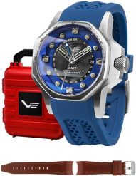 Zegarek męski Vostok Europe NH34-640A701S niebieski. Niebieskie zegarki męskie Vostok Europe, bez wzorów. Za 6,535.73 zł.