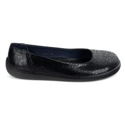 Olivier Barefoot Damskie półbuty skórzane minimalistyczne wsuwane 1771POL Czarne Oczka. Czarne półbuty damskie bez wzorów, eleganckie, bez obcasa, bez zapięcia. Za 453.66 zł.