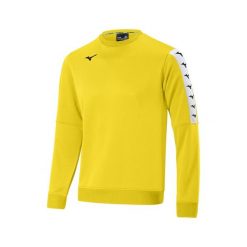 Bluza Mizuno Nara Training. Żółte bluzy męskie Mizuno, bez wzorów, sportowe, bez ramiączek, bez kaptura. Za 225.00 zł.