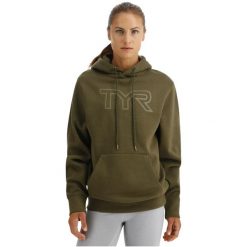 Bluza TYR UNISEX HOODIE. Zielone bluzy damskie TYR, m, bez wzorów, bez kaptura. Za 349.98 zł.