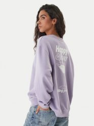 HUGO Bluza Classic 50560782 Fioletowy Relaxed Fit. Fioletowe bluzy damskie Hugo, m, bez wzorów, z bawełny, bez ramiączek, bez kaptura. Za 429.99 zł.