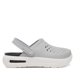 Klapki Crocs. Szare klapki damskie Crocs, bez wzorów, bez zapięcia. Za 219.99 zł.