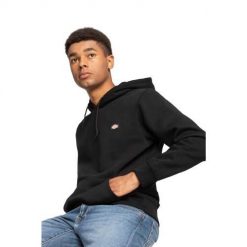 Bluza dresowa męska Dickies Oklahoma. Czarne bluzy męskie Dickies, m, bez wzorów, z dresówki, bez ramiączek, bez kaptura. W wyprzedaży za 267.40 zł.