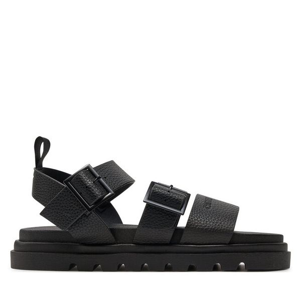 Sandały Big Star Shoes. Czarne sandały damskie BIG STAR SHOES, bez wzorów, bez obcasa, na płaskiej podeszwie, bez zapięcia. Za 119.99 zł.