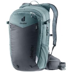 Plecak rowerowy Deuter Compact 14+3. Szare plecaki męskie Deuter, bez wzorów, z materiału. Za 503.79 zł.