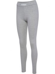 Damskie legginsy Hummel Elemental. Szare legginsy damskie Hummel, bez wzorów, z bawełny. Za 150.50 zł.