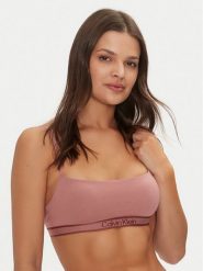 Calvin Klein Underwear Biustonosz top 000QF7943E Różowy. Czerwone biustonosze Calvin Klein Underwear, xs, bez wzorów, z bawełny, bez kołnierzyka, bez ramiączek. Za 149.99 zł.