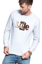 LEE BLUZA SEASONAL CAMO SWS SHARP GREY MELE L80ASP03 112121282. Szare bluzy męskie Lee, l, bez wzorów, bez ramiączek, bez kaptura. W wyprzedaży za 69.99 zł.