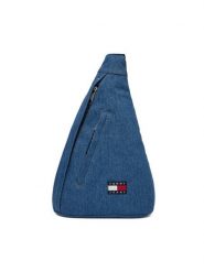 Tommy Jeans Plecak Tjm Utility Denim Sling Bag AM0AM14051 Niebieski. Niebieskie plecaki męskie Tommy Jeans, bez wzorów, z denimu. Za 449.99 zł.