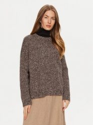 Weekend Max Mara Sweter Moxa 2425366252 Brązowy Oversize. Brązowe swetry nierozpinane damskie Weekend Max Mara, l, bez wzorów, z wełny, bez kołnierzyka, bez ramiączek. Za 509.99 zł.