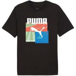 Męska Koszulka Sportowa Summer II. Czarne koszulki sportowe męskie Puma, m, bez wzorów, bez ramiączek, trekkingowe. Za 139.99 zł.