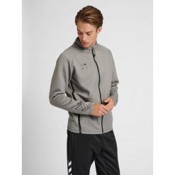 Bluza dresowa zapinana na zamek błyskawiczny Hummel Cima XK. Czarne bluzy męskie Hummel, xl, bez wzorów, z dresówki, sportowe, bez ramiączek, bez kaptura. W wyprzedaży za 252.60 zł.