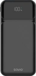 Savio BA-08 10000 mAh czarny. Czarne powerbanki . Za 58.90 zł.