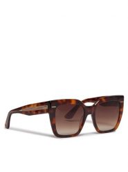 Calvin Klein Okulary przeciwsłoneczne CK23508S Brązowy. Brązowe okulary przeciwsłoneczne damskie Calvin Klein. Za 799.99 zł.