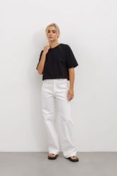 SPODNIE KAREN ECRU M - Flawless. Białe spodnie sportowe damskie Flawless, bez wzorów, z bawełny, eleganckie, wspinaczkowe. Za 360.00 zł.