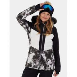 Kurtka Narciarska Damska Fundango Salina. Białe kurtki sportowe damskie FUNDANGO, na zimę, bez wzorów, bez ramiączek, bez kaptura, narciarskie. W wyprzedaży za 699.00 zł.