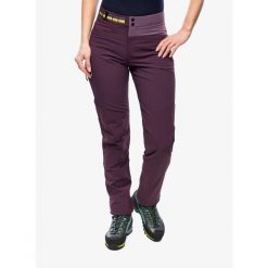 Spodnie softshell damskie Ortovox Pala Pants. Fioletowe spodnie sportowe damskie ORTOVOX, na lato, bez wzorów, z softshellu, sportowe, trekkingowe. Za 724.89 zł.